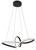 Lampy sufitowe - Adila - lampa wisząca alu czarny mat 339001-30    w koszyku) - miniaturka - grafika 1