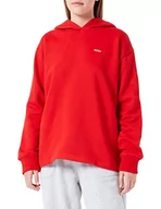 Bluzy damskie - BOSS Bluza damska, jasny czerwony, M - miniaturka - grafika 1