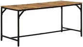 Stoły - vidaXL Stół jadalny 160x80x75 cm Drewno lite surowe mango - miniaturka - grafika 1