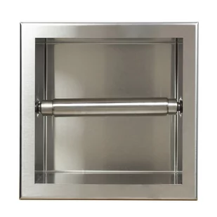 Balneo Balneo Wall-Box Paper Inox uchwyt na papier toaletowy inny PBIN1 PBIN1 - Stojaki i wieszaki na papier toaletowy - miniaturka - grafika 1