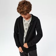Swetry dla chłopców - Sinsay - Bluza rozpinana - Czarny - miniaturka - grafika 1