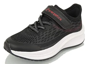 ENERGETICS Chłopięce uniseks Oz 2.4 Sneakersy dziecięce, czarne/czerwone, 28 EU, czarny, czerwony, 28 EU - Buty dla chłopców - miniaturka - grafika 1