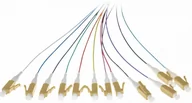 Pigtaile światłowodowe - BKT-ELEKTRONIK Pigtail BKT LC/PC OM4 easy strip 12 colors set 2m 22QP460C.2 - miniaturka - grafika 1