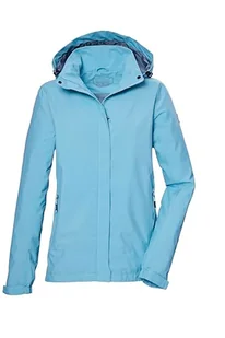 killtec Damska kurtka funkcyjna/kurtka outdoorowa wodoszczelna z odpinanym kapturem KOS 51 WMN JCKT, niebieski (Bali), 48, 42805-000 - Kurtki damskie - miniaturka - grafika 1