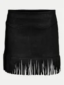 Spódnice - Noisy May Spódnica z imitacji skóry Abby 27033111 Czarny Regular Fit - miniaturka - grafika 1