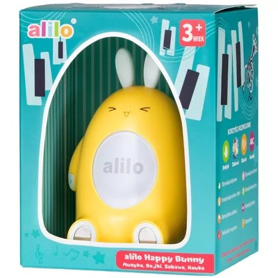 ﻿ALILO Króliczek Happy Bunny - żółty