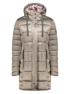 Kurtki damskie - Geographical Norway Płaszcz pikowany "Bulli" w kolorze szarobrązowym - miniaturka - grafika 1