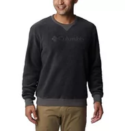 Bluzy męskie - Columbia Męska bluza z kapturem Steens Mountain Crew 2.0, Charcoal Heather, L, Wrzosowy węgiel drzewny, L - miniaturka - grafika 1