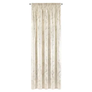 Zasłona welwetowa Naira kremowa 140 x 270 cm na taśmie - Zasłony - miniaturka - grafika 1