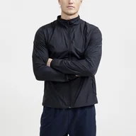 Kurtki i kamizelki sportowe damskie - Męska Kurtka CRAFT ADV ESSENCE WIND JACKET M 1911443-999000 – Czarny - miniaturka - grafika 1