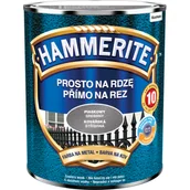 Farby do metalu - Farba na rdzę Hammerite srebrny piaskowy 0.7L - miniaturka - grafika 1