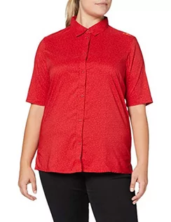 Koszule damskie - CMP F.lli Campagnolo Damska koszula Camicia A Mezze Maniche Stretch Con Protezione Upf 30 czerwony Scarlet-wiśniowy 40 30T7016 - grafika 1
