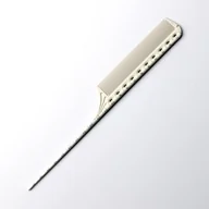 Szczotki i grzebienie do włosów - Y.S. Park, Grzebień Ze Szpikulcem, Nr G11 Biały - miniaturka - grafika 1