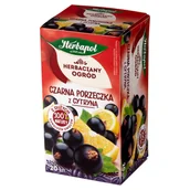 Herbata - Herbapol Herbaciany Ogród Herbatka owocowo-ziołowa czarna porzeczka z cytryną 54 g (20 x 2,7 g) - miniaturka - grafika 1