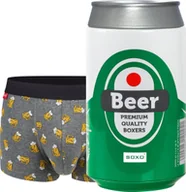Majtki męskie - Soxo Męskie Bokserki piwo w puszce idealny zabawny prezent dla Niego XL - miniaturka - grafika 1