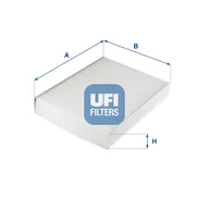 Filtry kabinowe - Filtr, wentylacja przestrzeni pasażerskiej UFI Filtry 53.276.00 - miniaturka - grafika 1