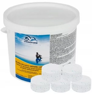 Chemochlor CHEMIA BASENOWA MULTITABLETKI 20g 3kg - Akcesoria do basenów Chemochlor CHEMIA BASENOWA MULTITABLETKI 20g 3kg - Akcesoria do basenów - miniaturka - grafika 1