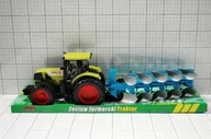 Samochody i pojazdy dla dzieci - Traktor z maszyną rolniczą pod kloszem GAZELO - miniaturka - grafika 1