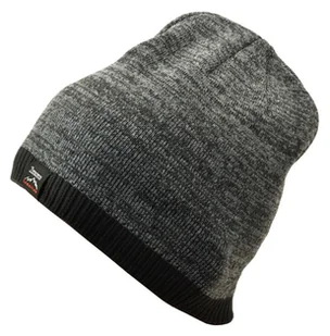 Męska Zimowa Czapka Szaro-czarna z polarem - L/XL TOMORROW ST-511B - Czapki damskie - miniaturka - grafika 1
