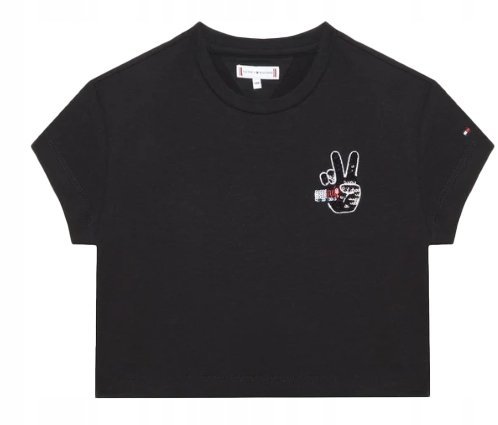 BLUZKA KRÓTKI RĘKAW TOMMY HILFIGER KG0KG06340 r140