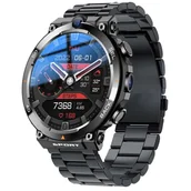 Smartwatch - Zegarek Smartwatch Męski Enter AIW.10.H.141.14 czarny - miniaturka - grafika 1