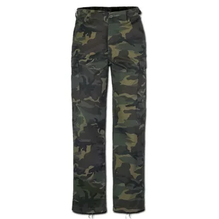 Brandit Spodnie Bojówki BDU US Ranger Woodland - XXL - Spodnie męskie - miniaturka - grafika 1