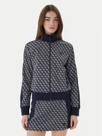 Bluzy damskie - Guess Bluza V6RQ08 K2042 Granatowy Regular Fit - miniaturka - grafika 1