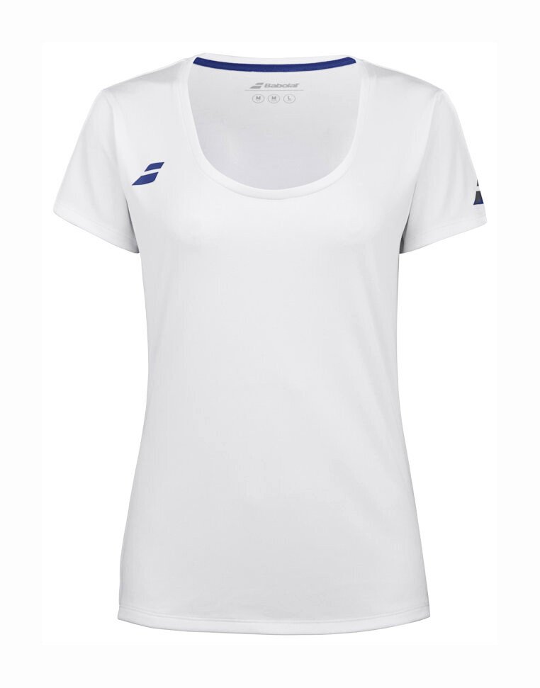 Koszulka damska Babolat Play Cap Sleeve Top Women White/White S