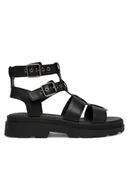 Sandały damskie - Clarks Sandały Orinoco3 Cove 26186087 Czarny - miniaturka - grafika 1