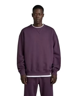 G-STAR RAW Męska bluza Essential unisex luźna bluza, Fioletowy (Lt Maze D22995-d395-8880), M - Bluzy męskie - miniaturka - grafika 1