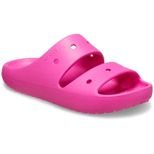 Kapcie dziecięce Crocs Classic Sandal v2 K Rozmiar butów (UE): 29-30 / Kolor: różowy - Buty dla chłopców - miniaturka - grafika 1