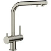 Baterie kuchenne - Bateria stojąca BLANCO Fontas II Satynowa platyna 527714 - miniaturka - grafika 1