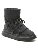 Buty dla dziewczynek - DeeZee Śniegowce CS5855-03 Czarny - miniaturka - grafika 1