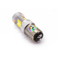 Żarówki samochodowe - P21/5W Żarówka Led Bay15D 12-24V Canbus Dzienne + Kierunek 2000Lm Motoledy - miniaturka - grafika 1