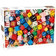 Puzzle - Puzzle 500 Dices Pattern - Tactic - miniaturka - grafika 1