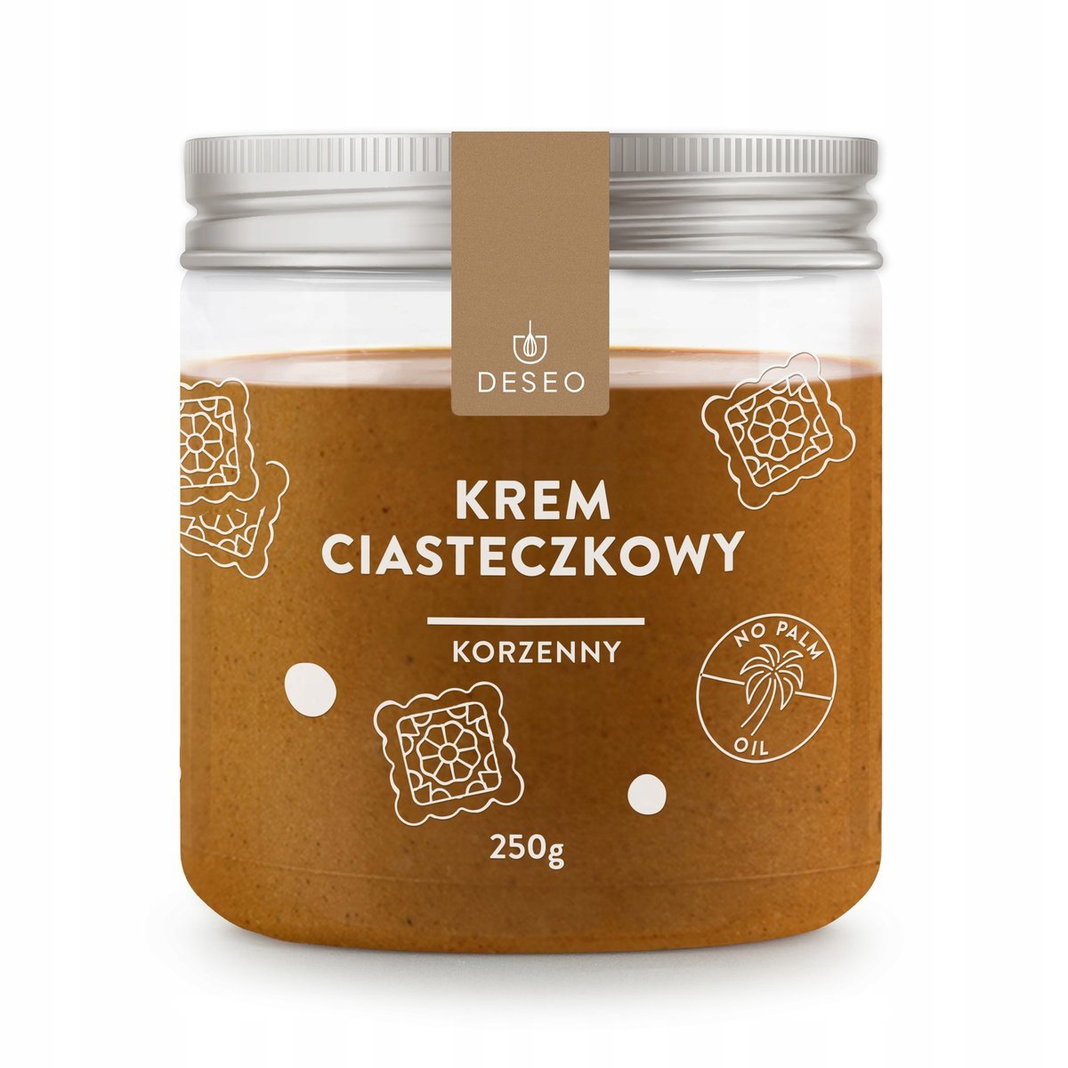 KREM do smarowania CIASTECZKOWY KORZENNY gładki 250g DESEO