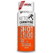 Spalacze tłuszczu - Amix KetoLean Keto Carnitine Shot 3500 60ml - miniaturka - grafika 1