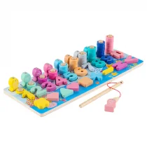 Drewniana zabawka edukacyjna Montessori Smily Play - Książki edukacyjne - miniaturka - grafika 1