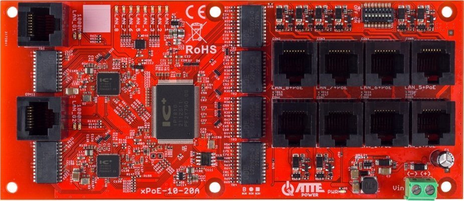 Switch Atte SWITCH 10-PORTOWY POE ATTE xPoE-10-20A-OF xPoE-10-20-OF