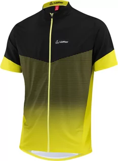 Koszulki rowerowe - Löffler Stream Full Zip Bike Shirt Men, żółty EU 48 2022 Koszulki kolarskie - grafika 1