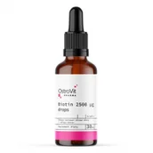 Witaminy i minerały - Ostrovit OstroVit Pharma Biotyna 2500 g w kroplach 30 ml 5903933905198 - miniaturka - grafika 1