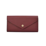 Portfele - Michael Kors Portfel damski 35F3GTVE7L-DARK-CHERRY 19 x 10 x 2 cm - miniaturka - grafika 1