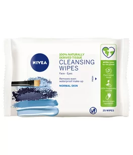 Nivea Aqua Effect odświeżające chusteczki oczyszczające do cery normalnej i mieszanej Refreshing Facial Cleansing Wipes) 25 szt - Pozostałe kosmetyki - miniaturka - grafika 1