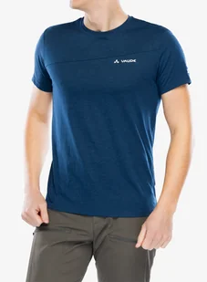 Koszulka szybkoschnąca Vaude Sveit Shirt - dark sea/dark sea - Koszulki sportowe męskie - miniaturka - grafika 1