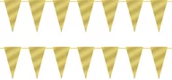 Sylwester - Baner girlanda flagietki złota - 250 cm - miniaturka - grafika 1