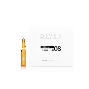 Dives med. - Power Complex 08 Ampułka balansująca dla skóry tłustej i podrażnionej 1x2ml - Pozostałe kosmetyki - miniaturka - grafika 1