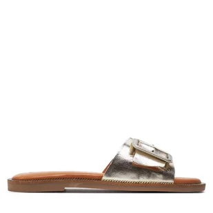 Klapki Tamaris 1-27105-42 Złoty - Klapki i japonki damskie - miniaturka - grafika 1