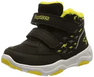 Buty dla dziewczynek - KangaROOS Buty dziecięce Ks-Goku V uniseks, Jet Black Lemon Chrome, 26 EU - miniaturka - grafika 1