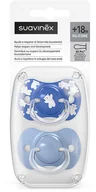 Smoczki uspokajające - Suavinex 309071-SMOCZEK fizjologiczny SX PRO 18M 2 SZT NIEBIESKI WILD&FREE - miniaturka - grafika 1