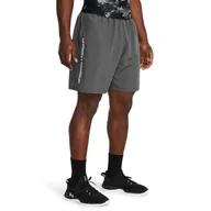 Spodenki męskie - Spodenki krótkie męskie Under Armour Tech Woven Wordmark Short - miniaturka - grafika 1